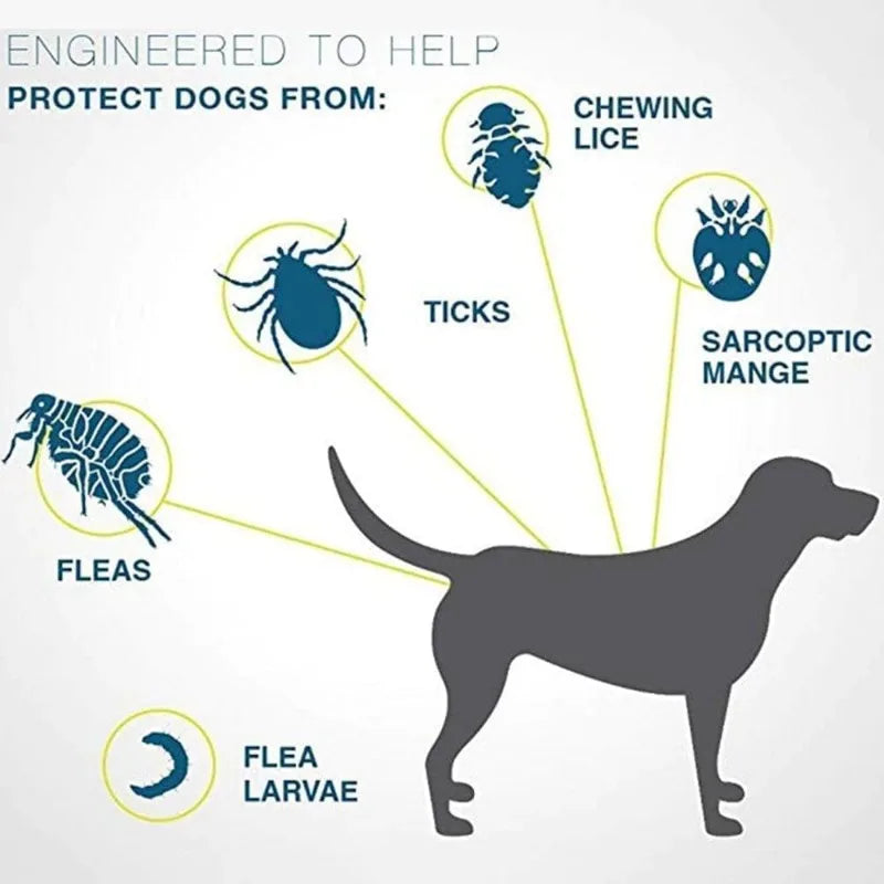 Pet collar - anti fleas, ticks and mosquitoes