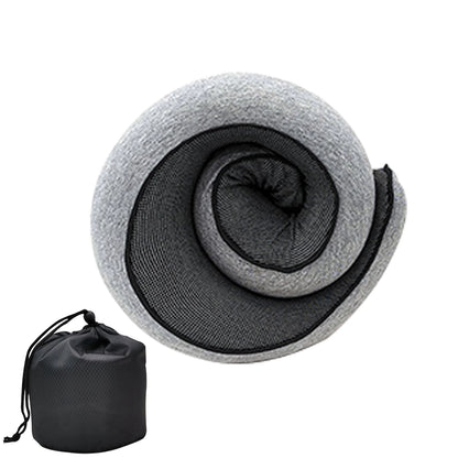 Snail-style Memory Foam U-Shaped Travel Neck Pillow